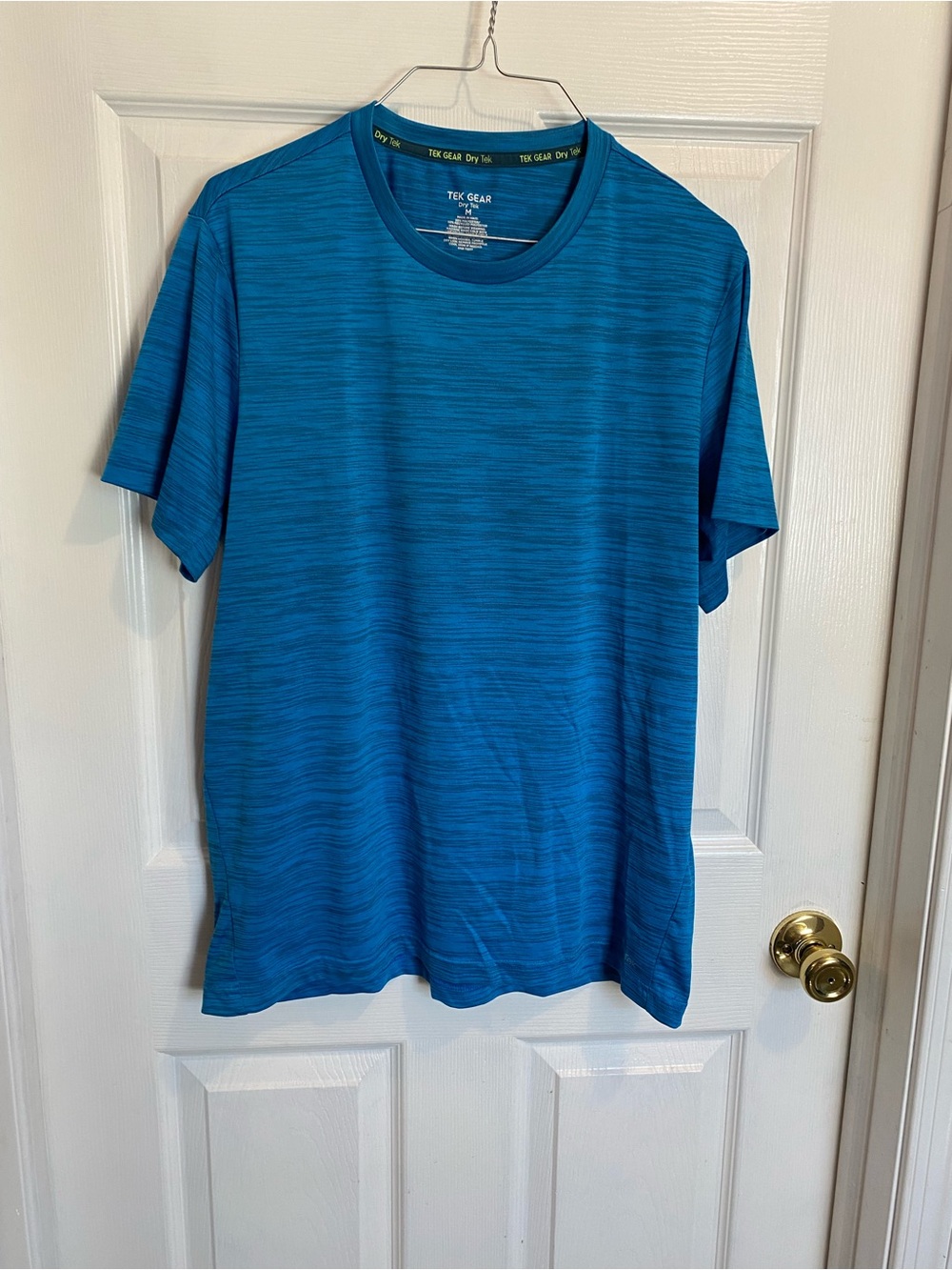 tek gear Bright Blue Heathered Short-Sleeve Performance Tee